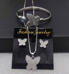 Indian Silver Zircon Combo Deal