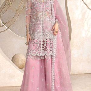 Luxury Embroidered with Cutwork & Handwork Organza Wedding Dress