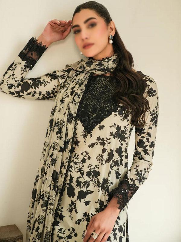 Luxury Digital Printed Lawn Suit (Unstitched)