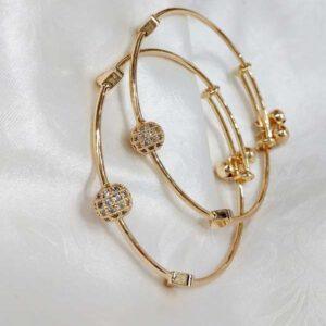 Imported Gold Plated Bangles Set