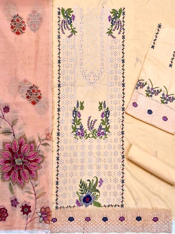 Qalamkar Digital Printed Lawn Embroidery Suit