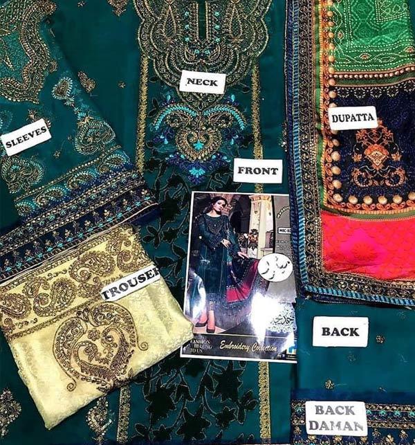 Chiffon Full Embroidery Suit