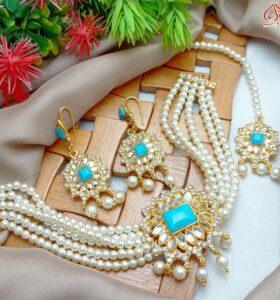 Choker Set Earring Matha patti
