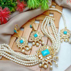Choker Set Earring Matha patti