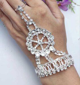 Silver Bracelet Panja Ring